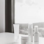 close up shot of skincare products